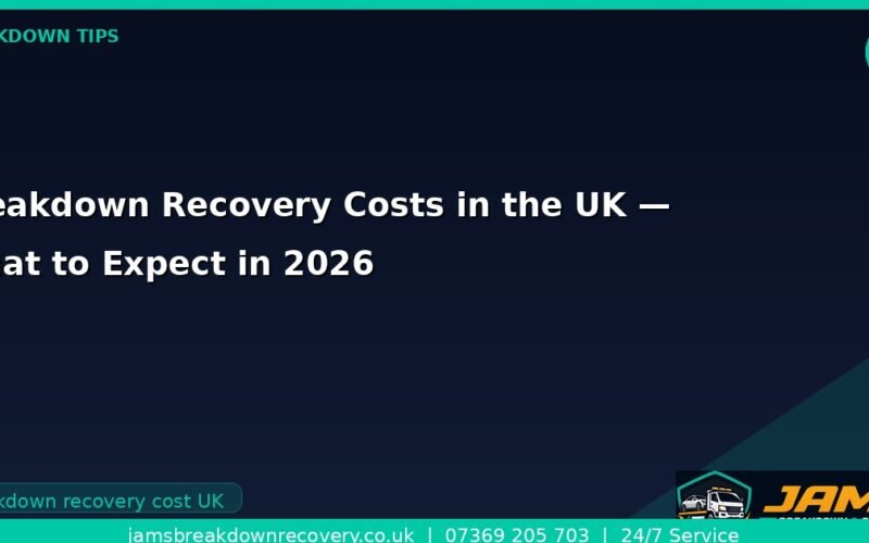 Breakdown Recovery Costs in the UK — What to Expect in 2026